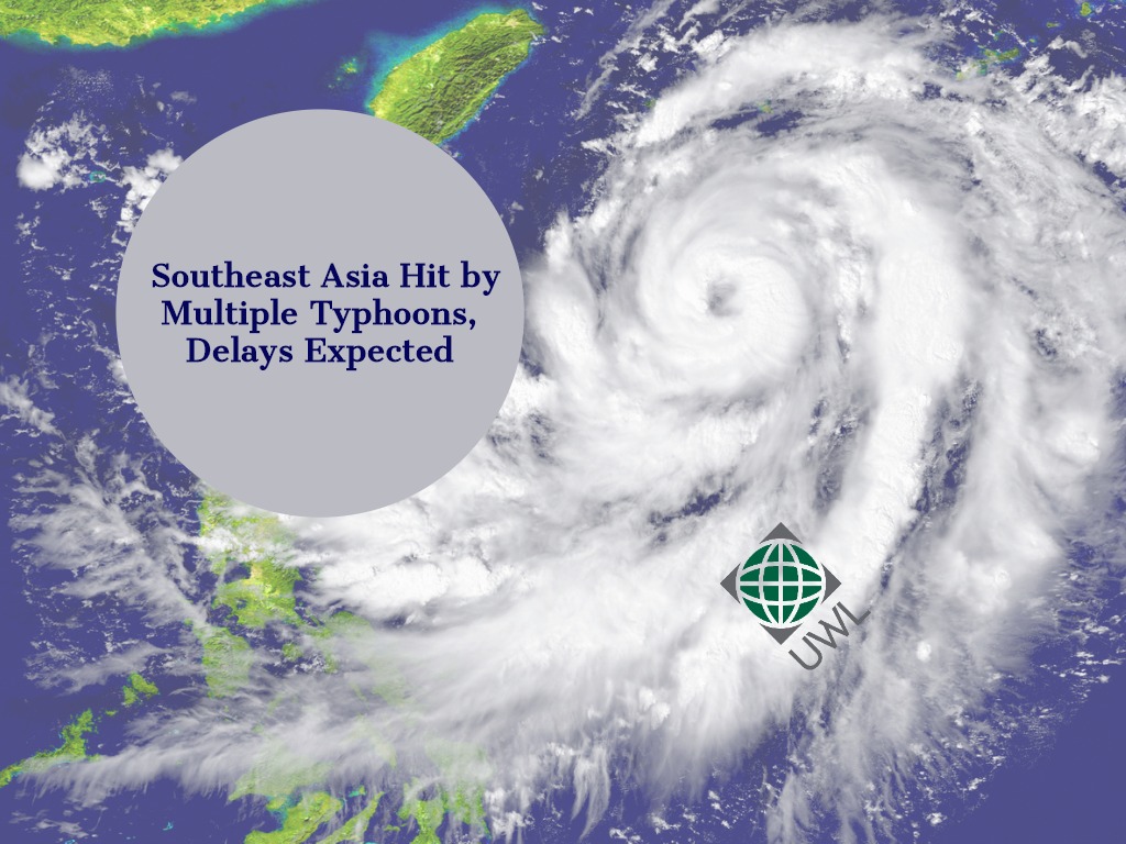 Southeast Asia Hit by Multiple Typhoons, Delays Expected
